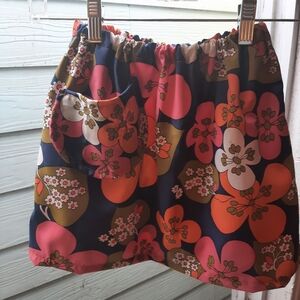 Little Girl's Retro Pop Floral Skirt